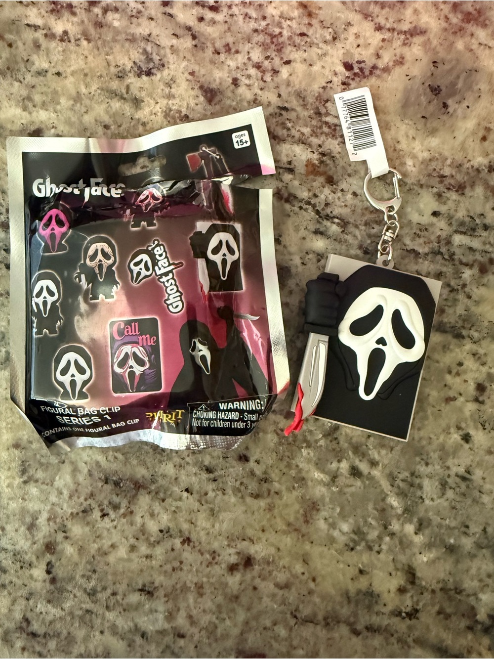 Ghost face Keychain Bag Clip